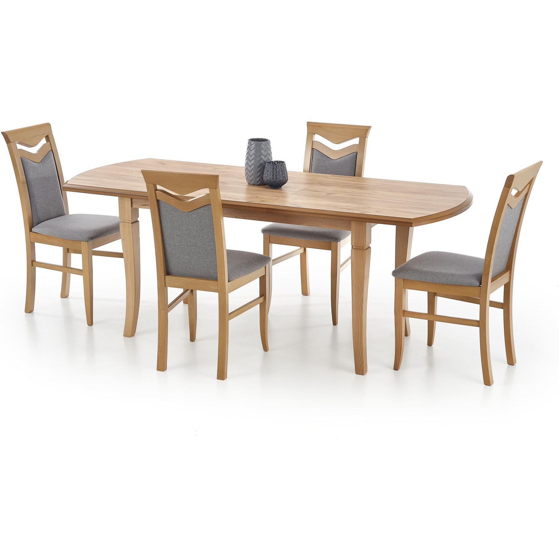 Стол обеденный Halmar Fryderyk 160/240 раскладной дуб крафт, V-PL-FRYDERYK/240-ST-CRAFT