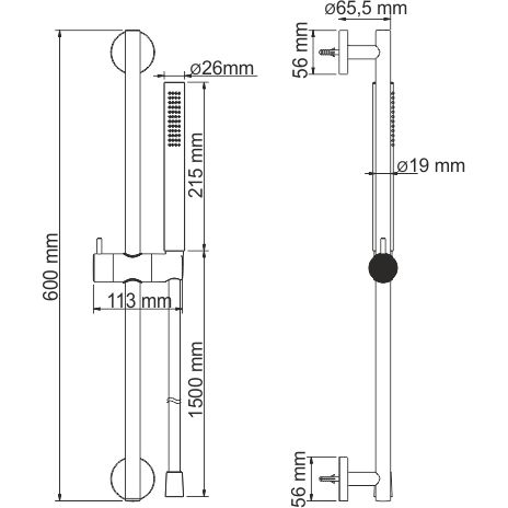 Душевой комплект WasserKRAFT, A142