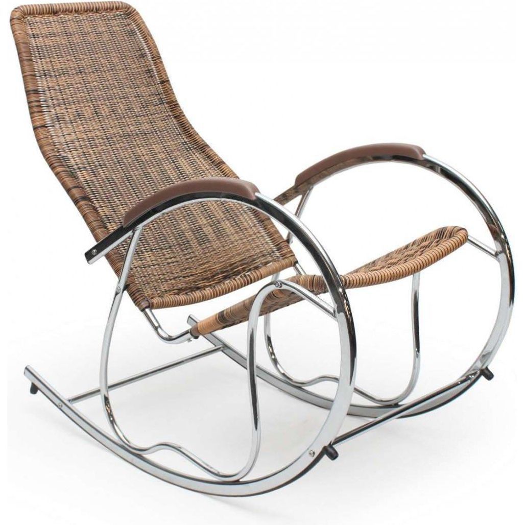 Кресло-качалка Halmar Ben 2 коричневый, V-CH-BEN-FOT_BUJANY-BRAZ_MIX