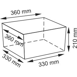 Плетеная корзина WasserKRAFT Dinkel, WB-580-L