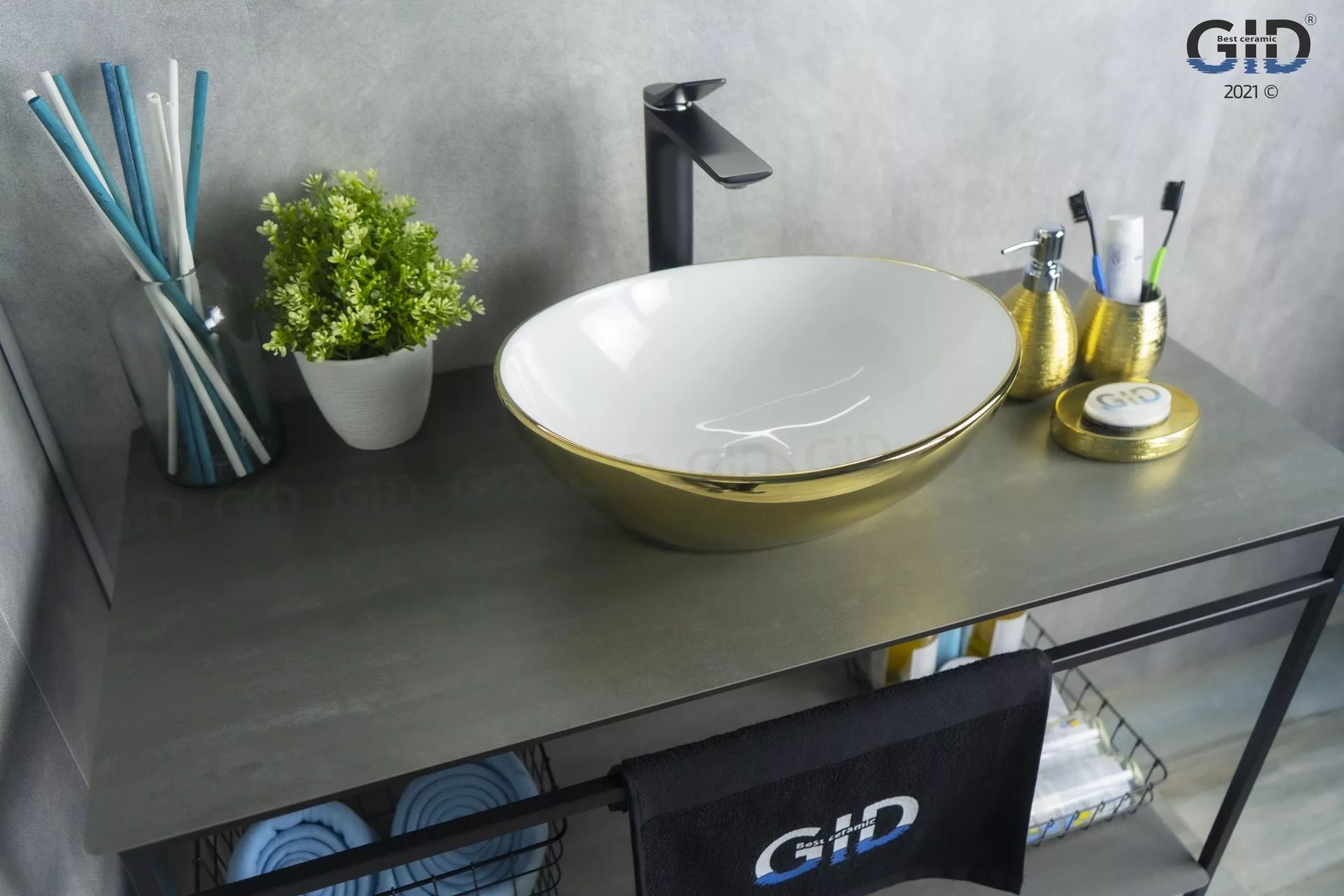 Умывальник Gid NC999 41x34, 52229