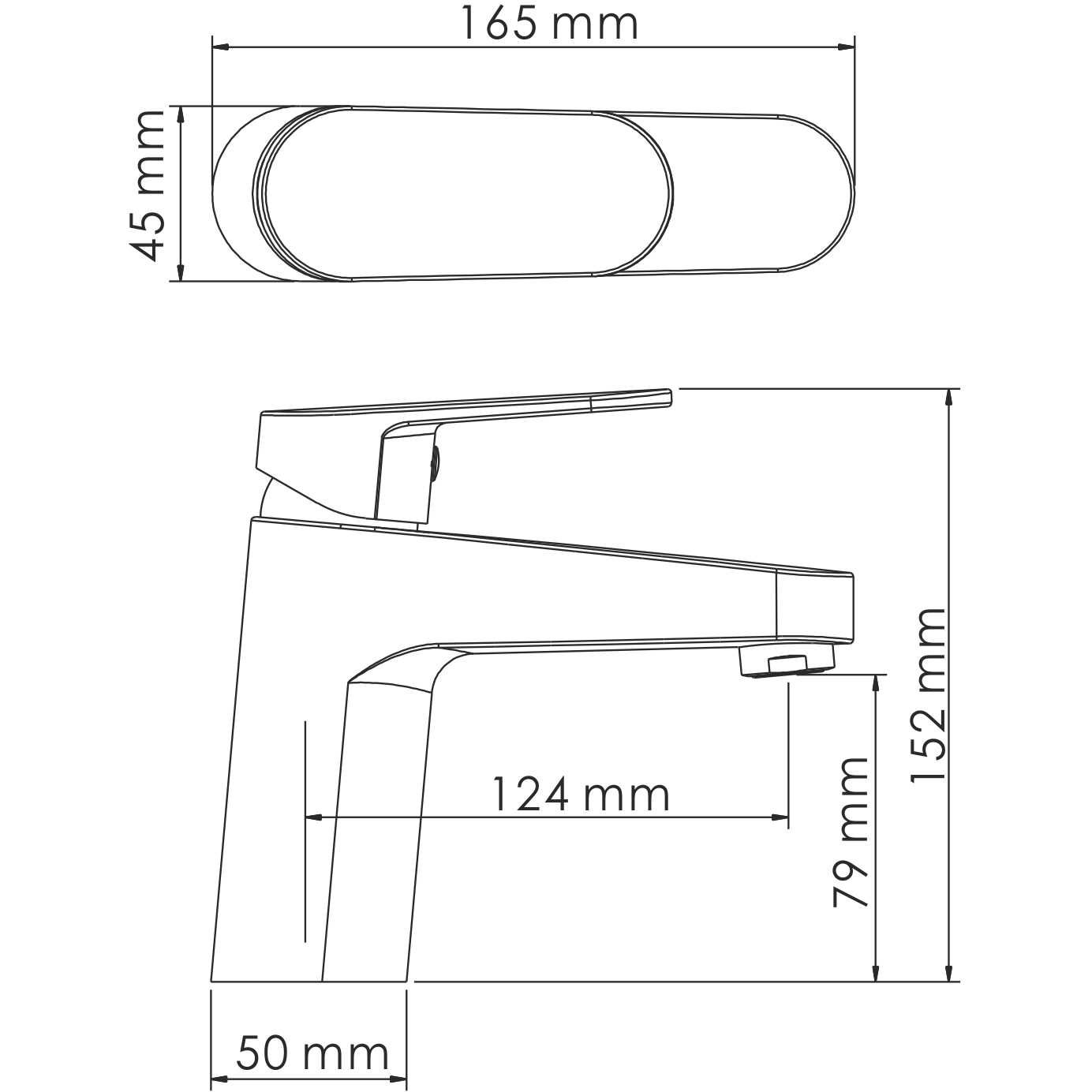Смеситель для умывальника WasserKRAFT Donau, 5303