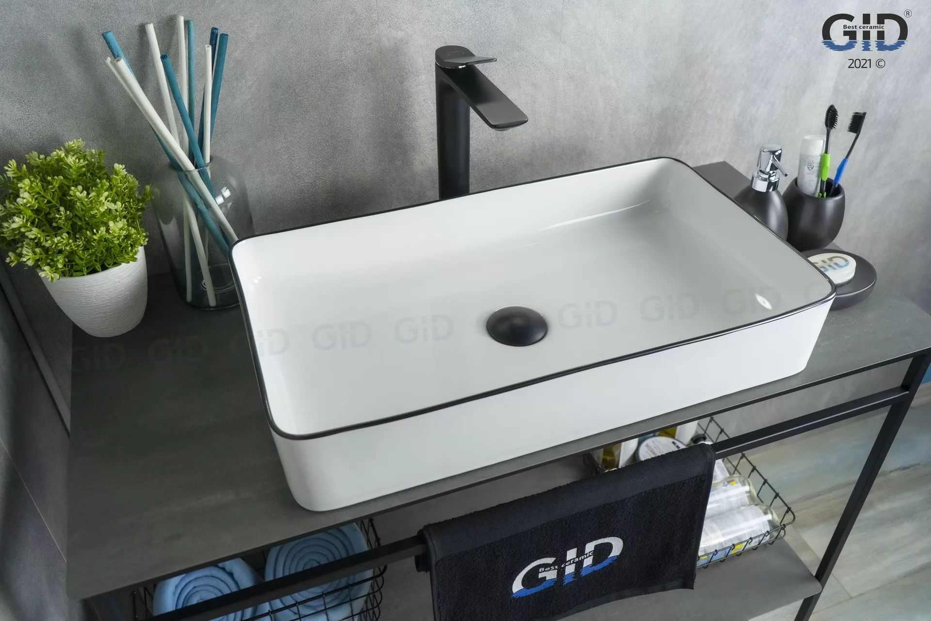 Умывальник Gid NC9399 60x34, 52225