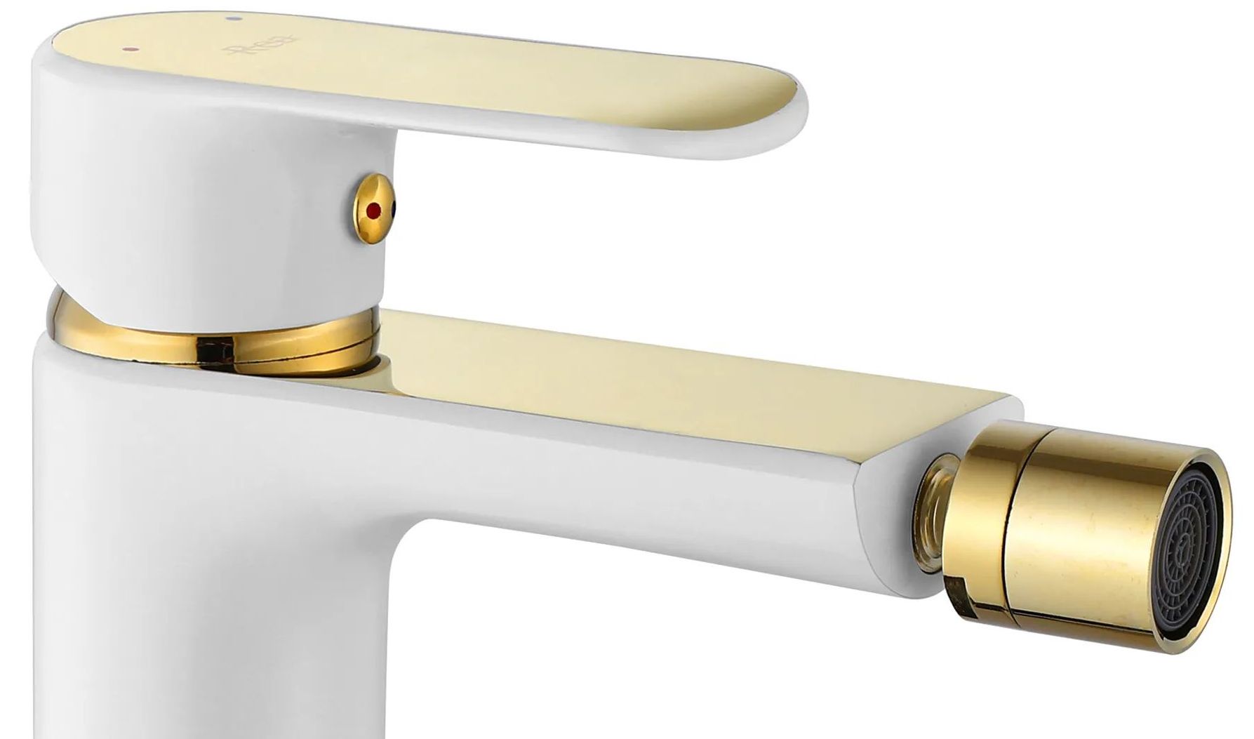 Смеситель для биде Rea Mason White/Gold, REA-B9930