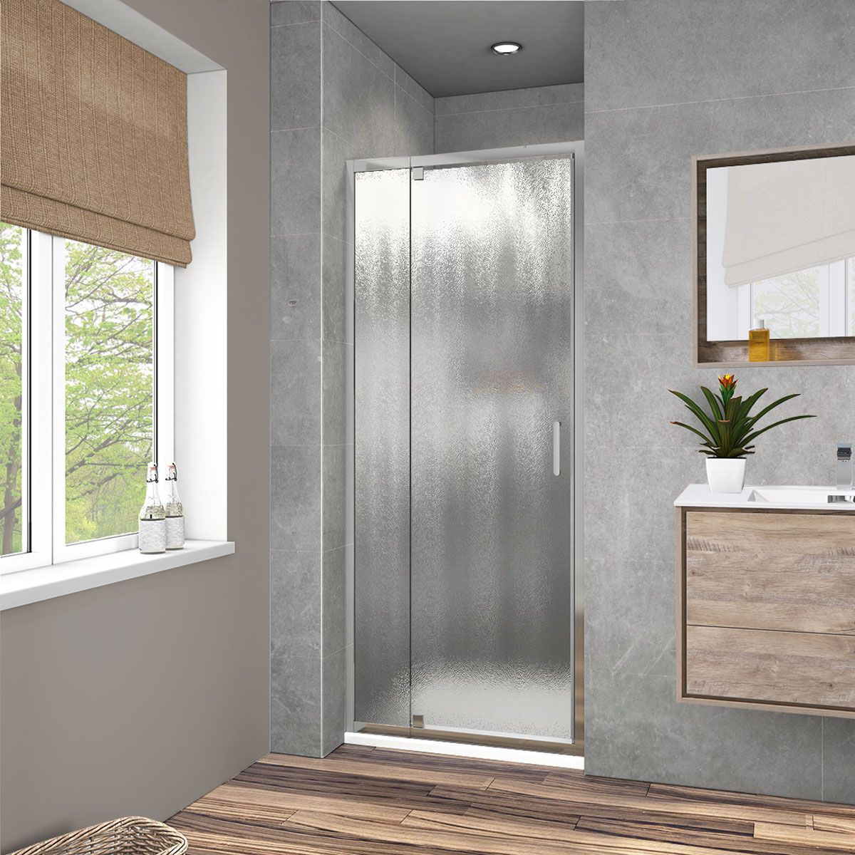 Душевая дверь Vincea Intra 90/100, VDP-1I9010CH