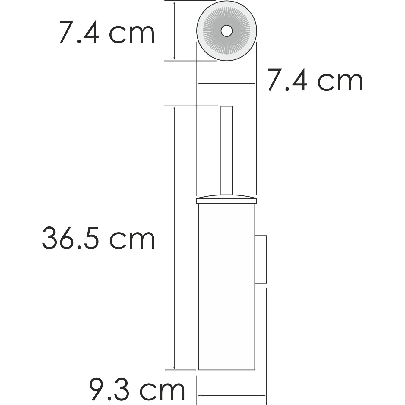 Щетка для унитаза подвесная WasserKRAFT, K-1057