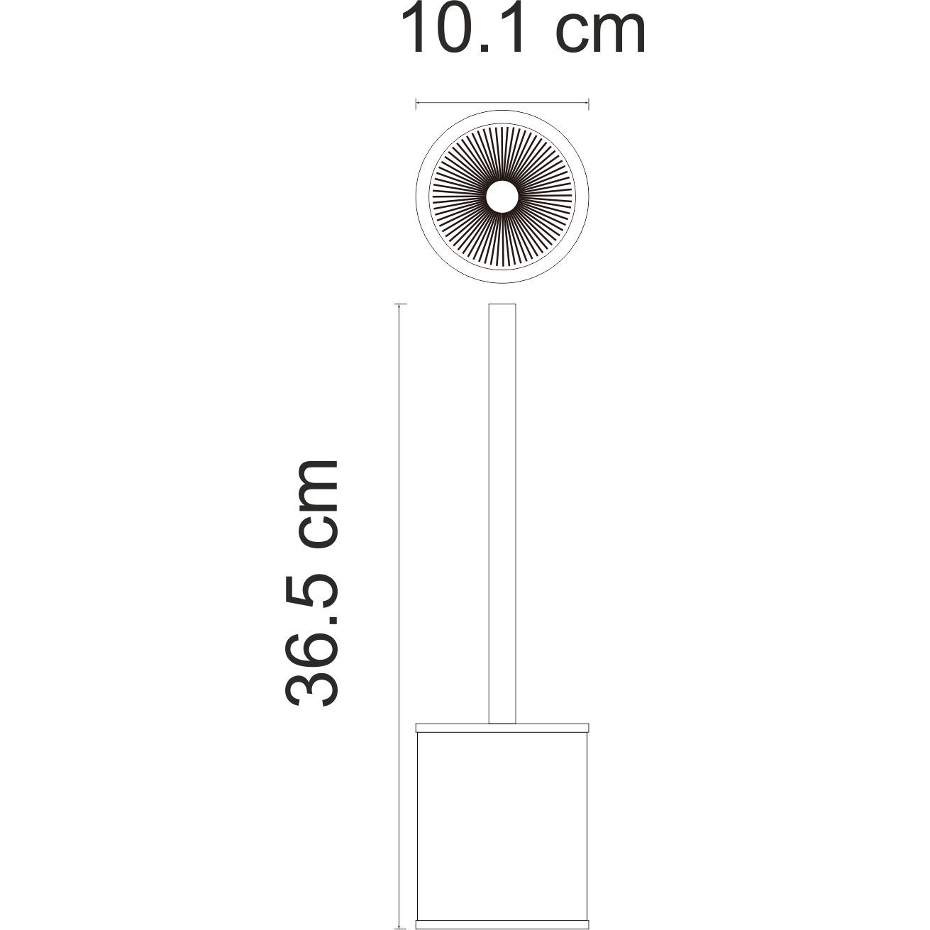 Ерш напольный WasserKRAFT Rossel, K-5727