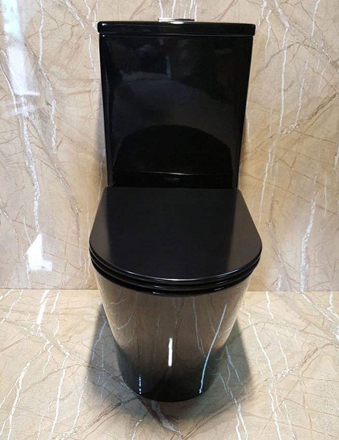 Унитаз напольный безободковый Ceramalux, 2178-18