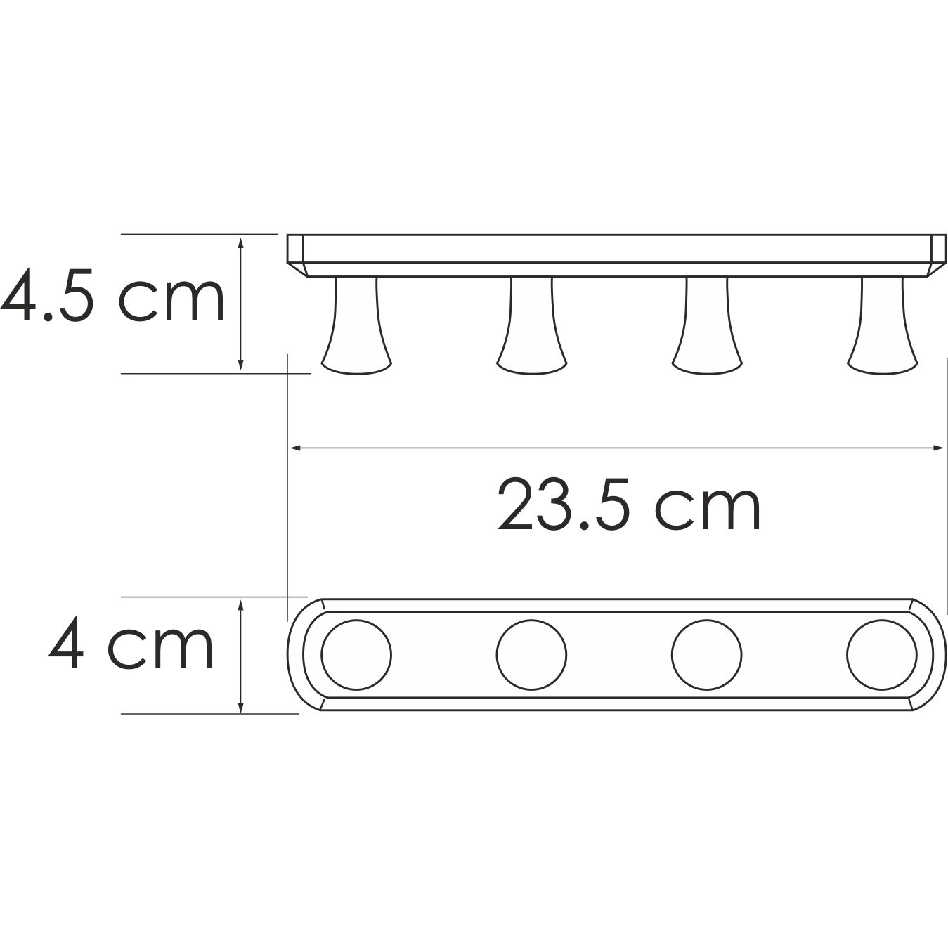 Кронштейн настенный WasserKRAFT Exter, K-1094