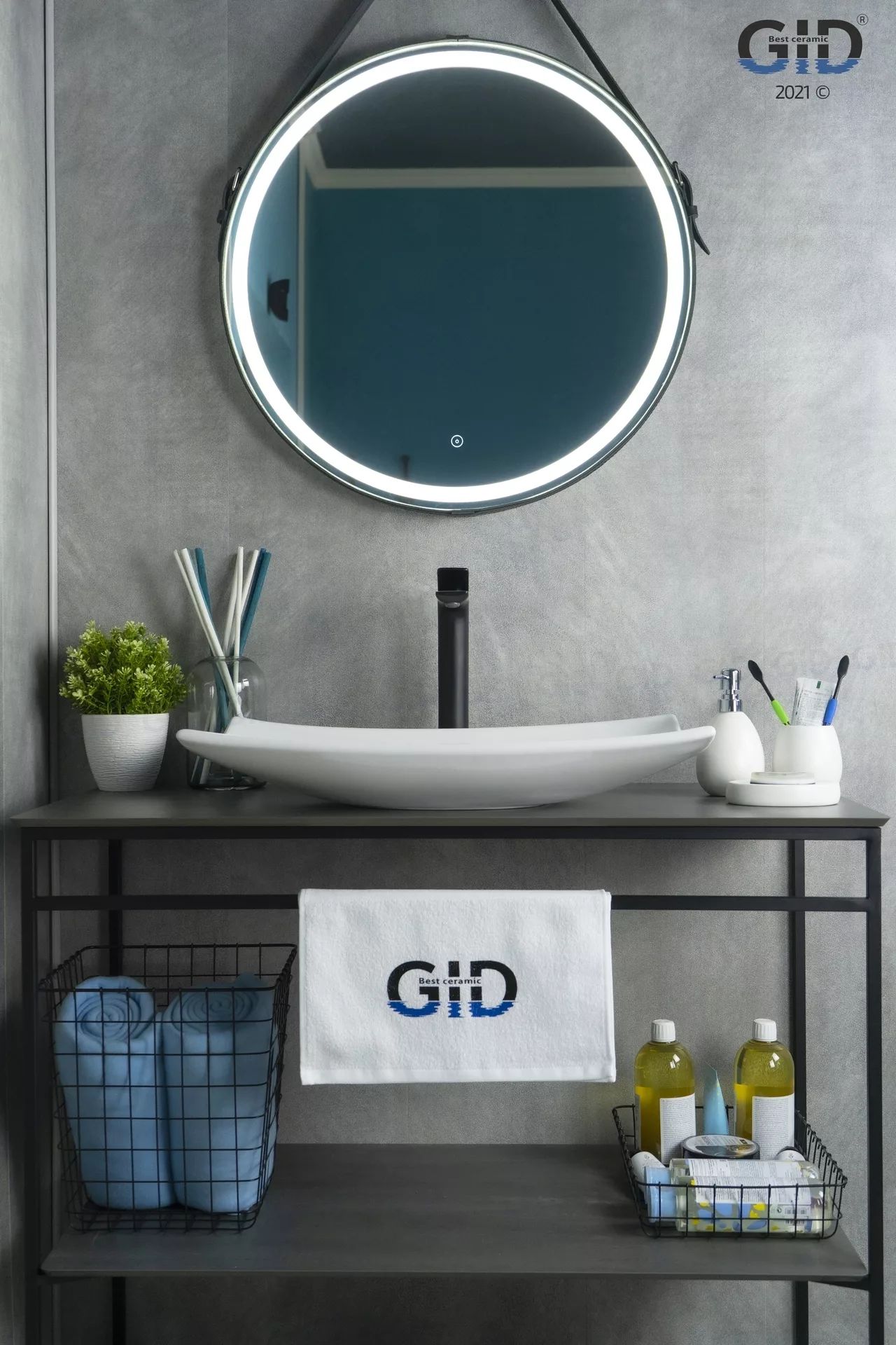 Умывальник Gid N9177 60x39, 51170