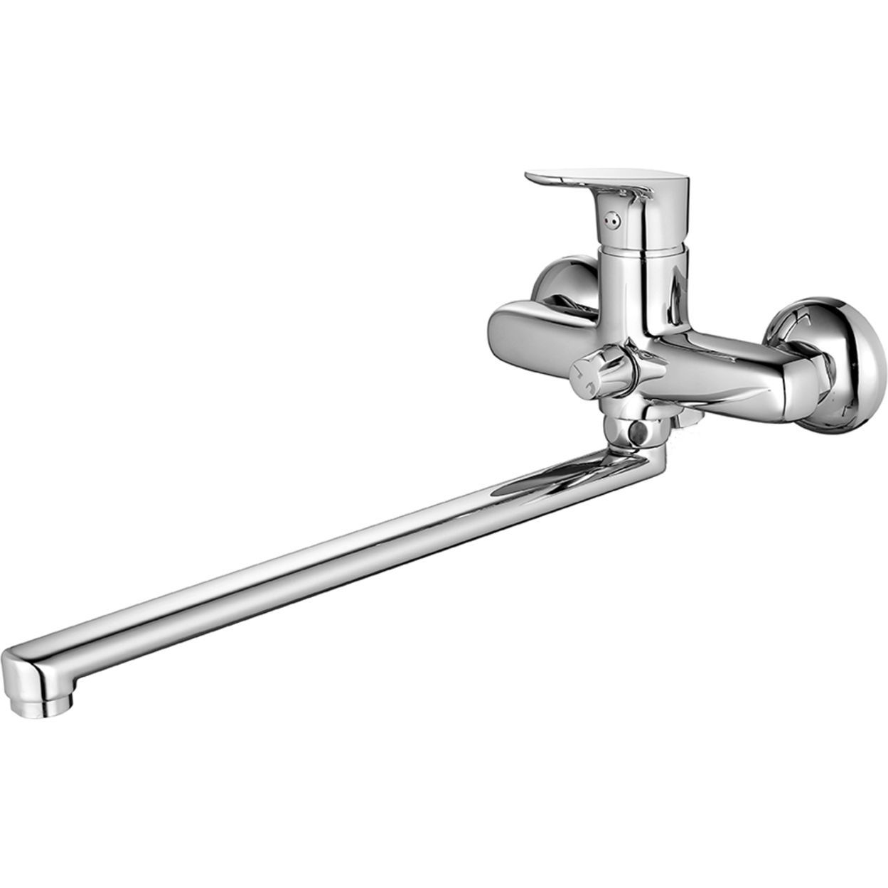 Смеситель для ванны с длинным изливом с керамическим дивертором, Iddis Zodiac, ZODSBL2i10WA