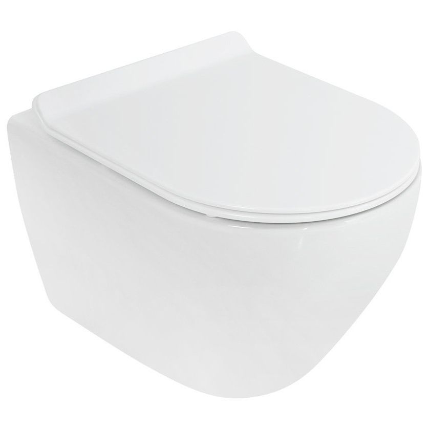 Унитаз подвесной безободковый Cezares Stylus, CZR-513-TH-R