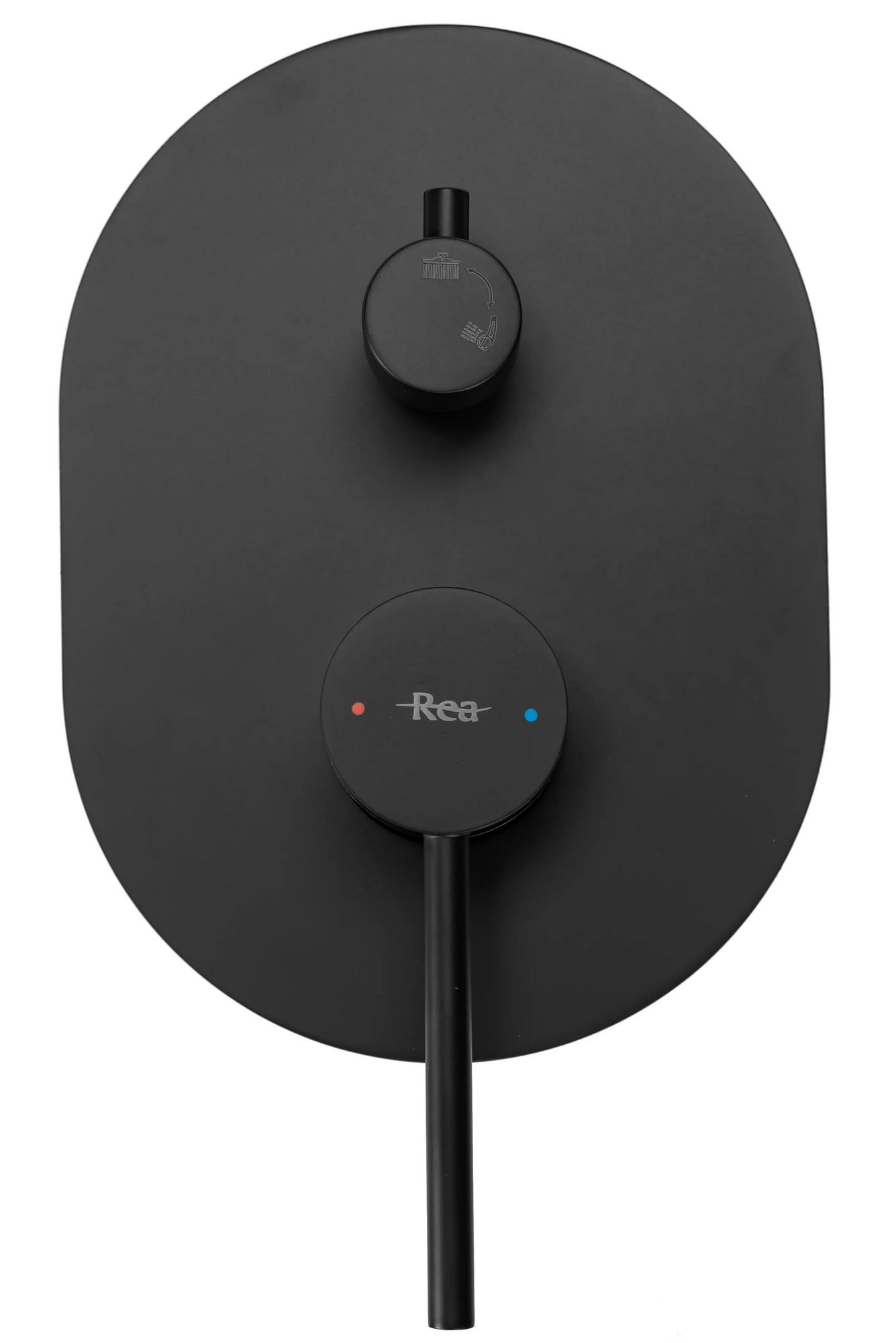 Душевая система Rea Oval Black, REA-P8467