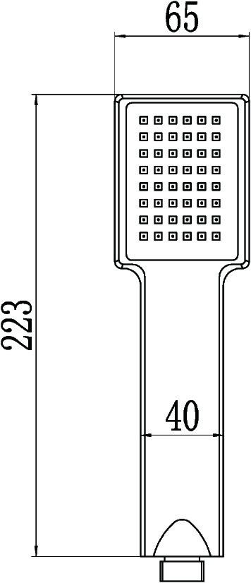Душевая лейка 1 режим Ledeme M98