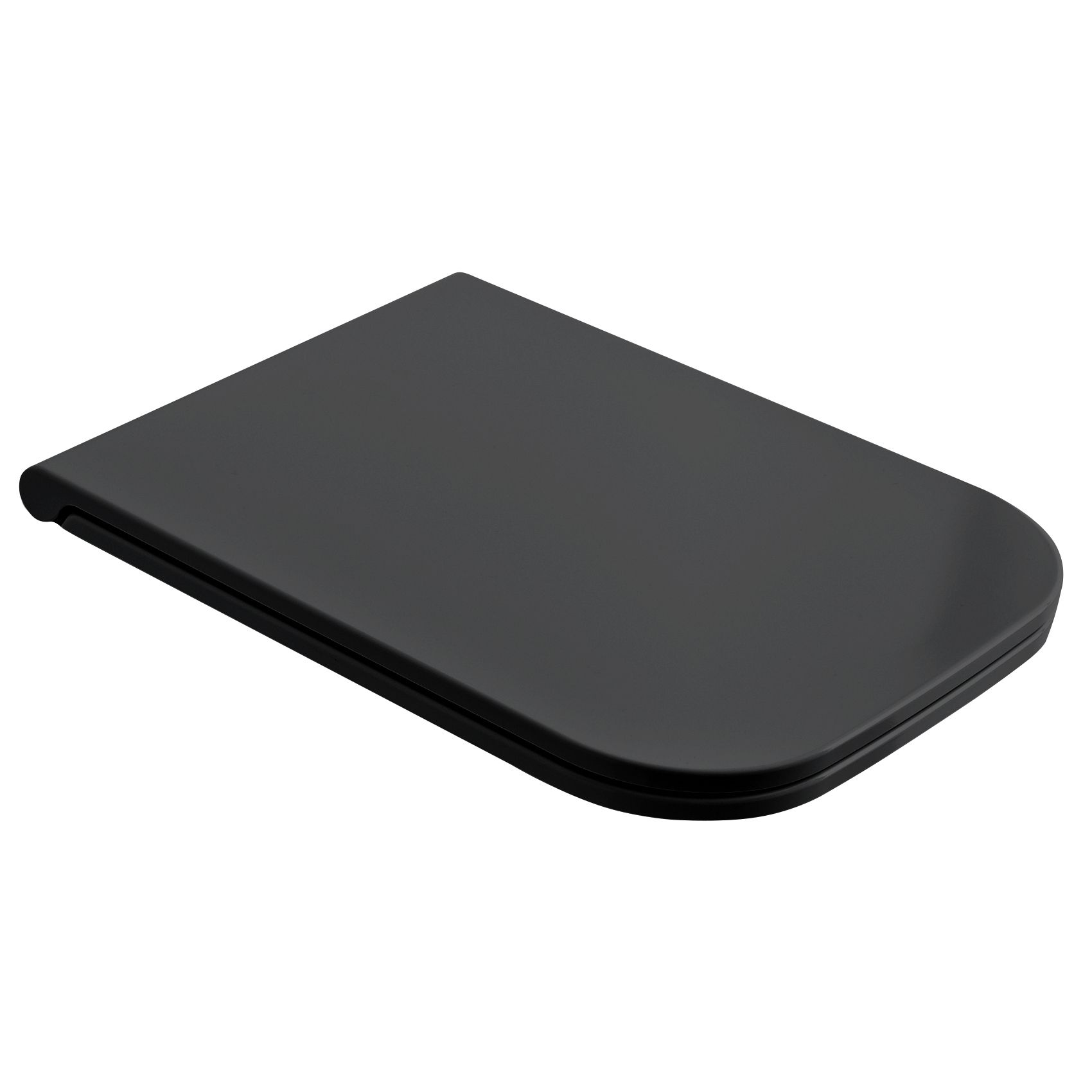 Сидение и крышка черное матовое Scarabeo Teorema 2.0, 8305B49