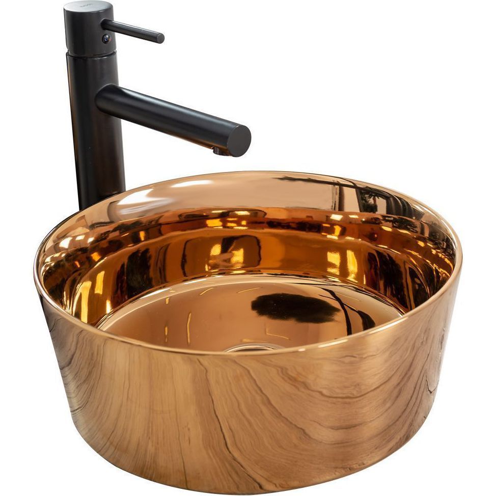 Умывальник Rea Ida Slim Rose Gold 36x36, REA-U7401