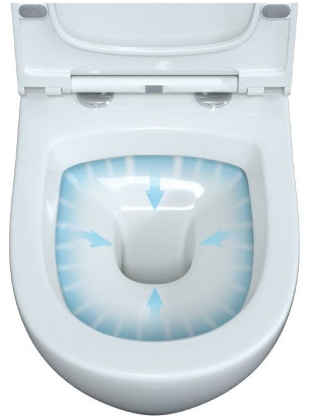 Комплект Berges Novum, кнопка F5 Soft Touch черная, унитаз Okus, сиденье Toma Slim, 043273