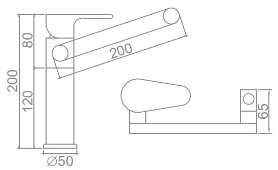 Смеситель для кухни с поворотным аэратором бронза Ledeme L1055C-17
