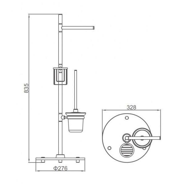 Многофункциональная стойка Ledeme L832