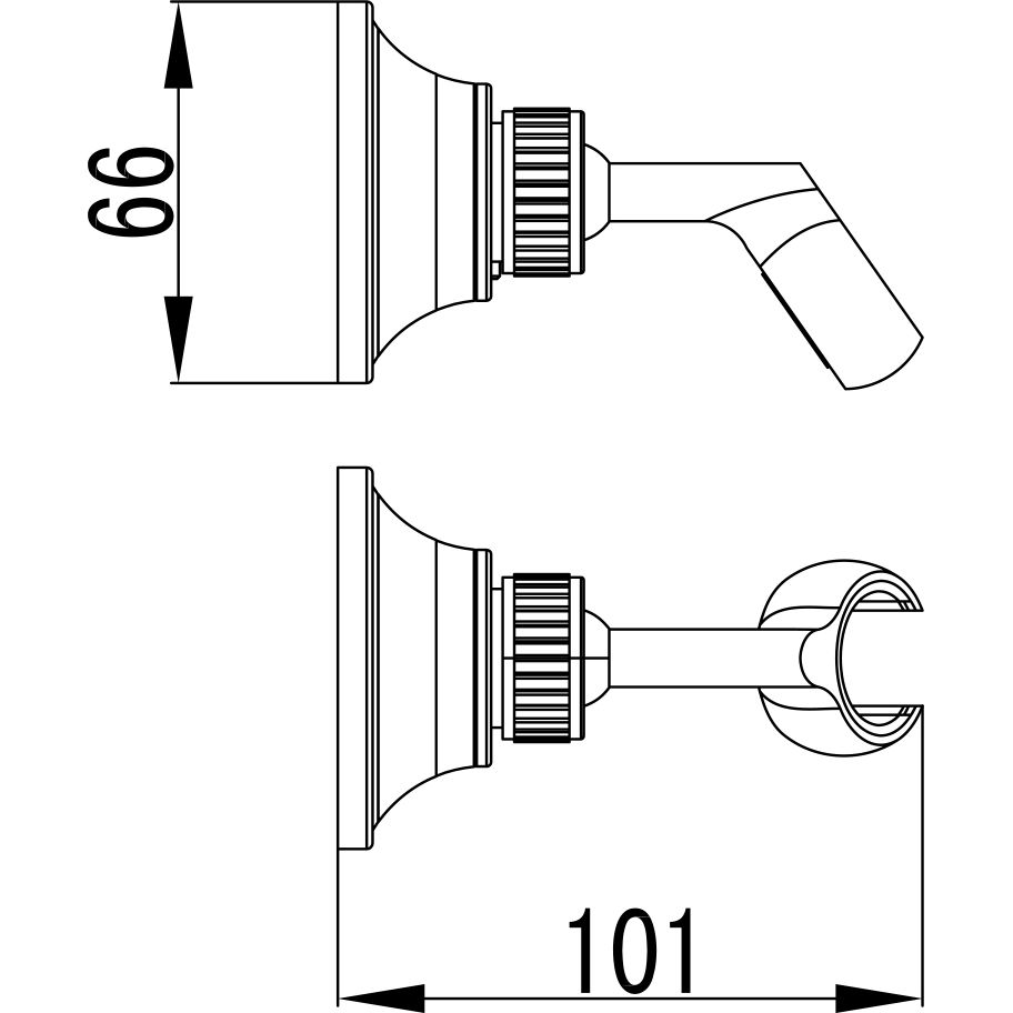 Крепление настенное поворотное для лейки Lemark Villa, LM8489C
