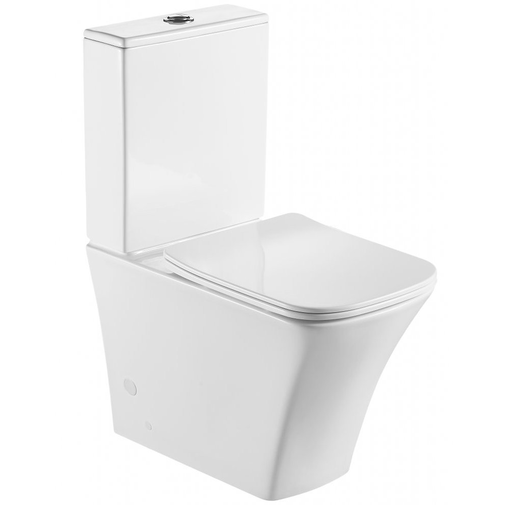 Чаша унитаза безободкового Belbagno Marmi, BB052CPR