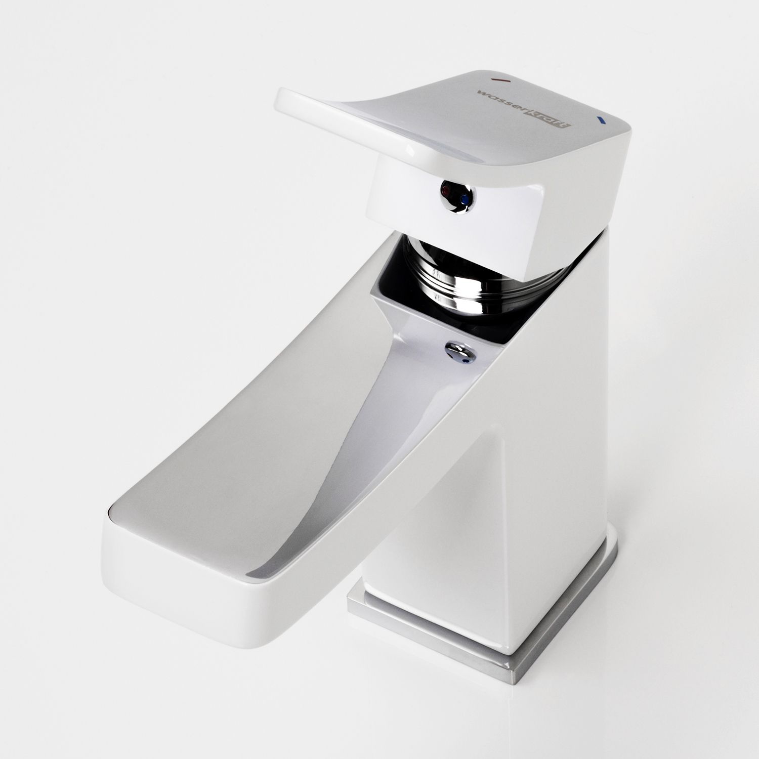 Смеситель для умывальника WasserKRAFT Aller, 1063WHITE