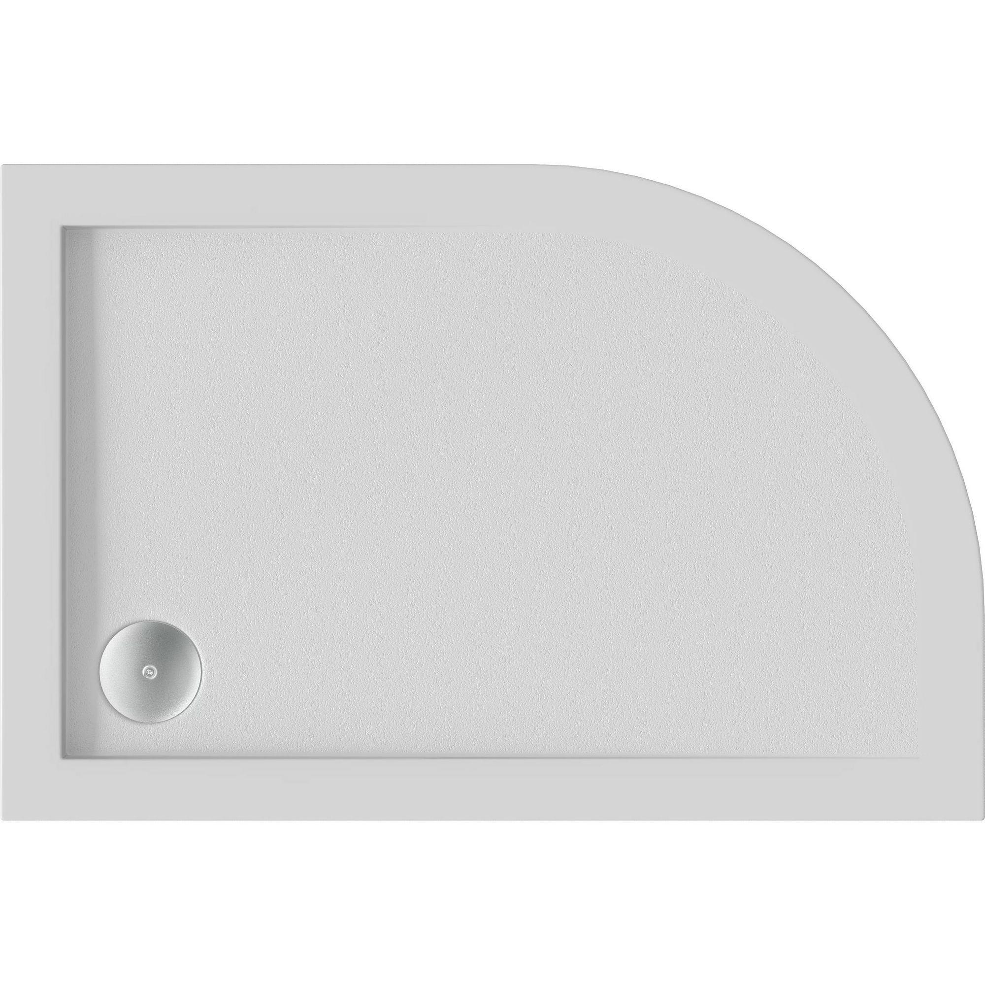 Мраморный душевой поддон Good Door Селфи 120x80 правый