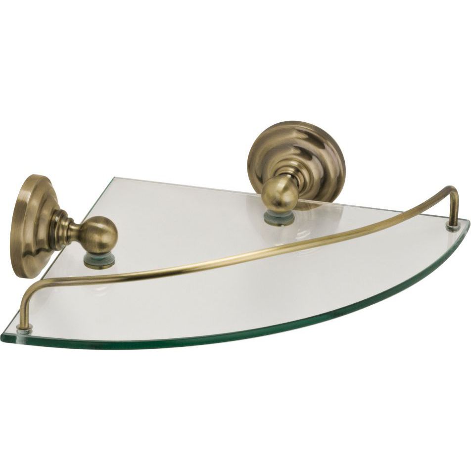 Полка стеклянная угловая Fixsen Retro, FX-83803A