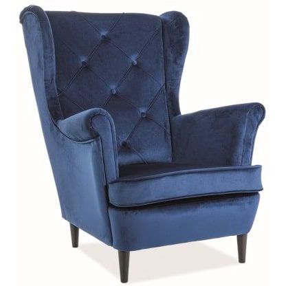 Кресло Signal Lady Velvet Bluvel 86 темно-синий, LADYV86