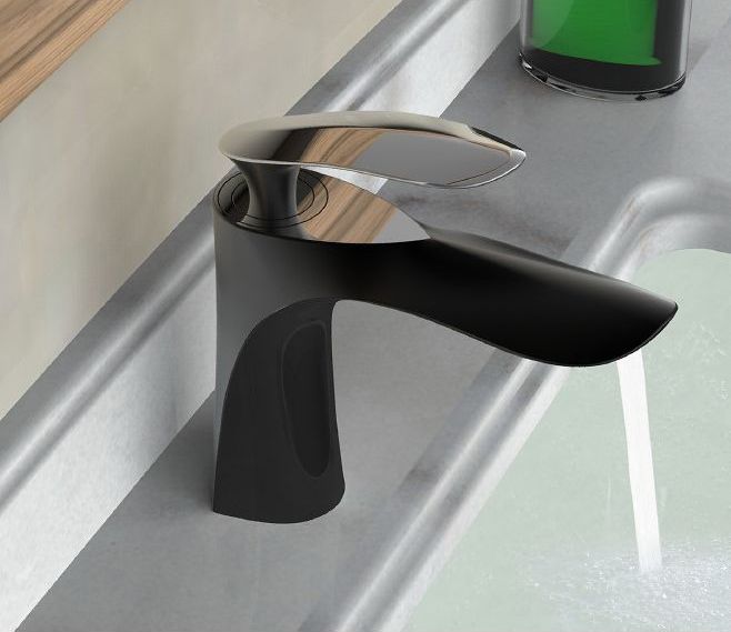 Смеситель для умывальника Vivi Felice 9030 Nero Lucido