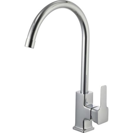 Смеситель для кухни с высоким поворотным изливом Lemark Basis, LM3605C