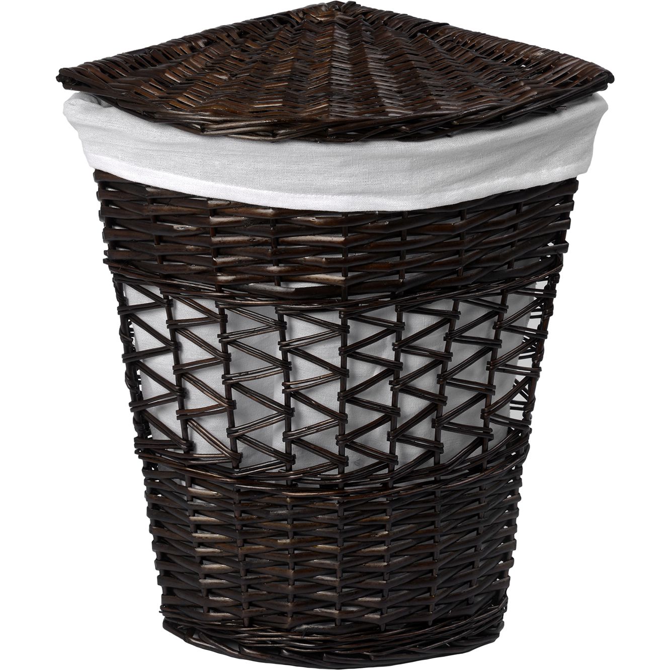 Плетеная корзина для белья с крышкой WasserKRAFT Salm, WB-270-M