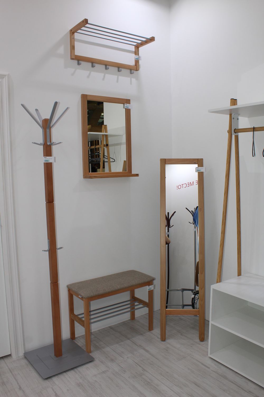 Вешалка Sheffilton Альберо SHT-WH4 прозрачный лак/алюм.мет, 985631