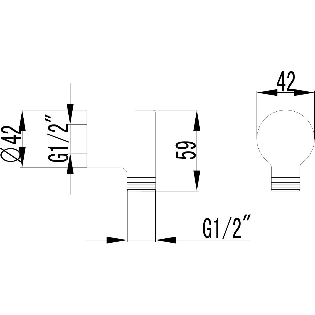 Подключение для душевого шланга Lemark, LM3283C