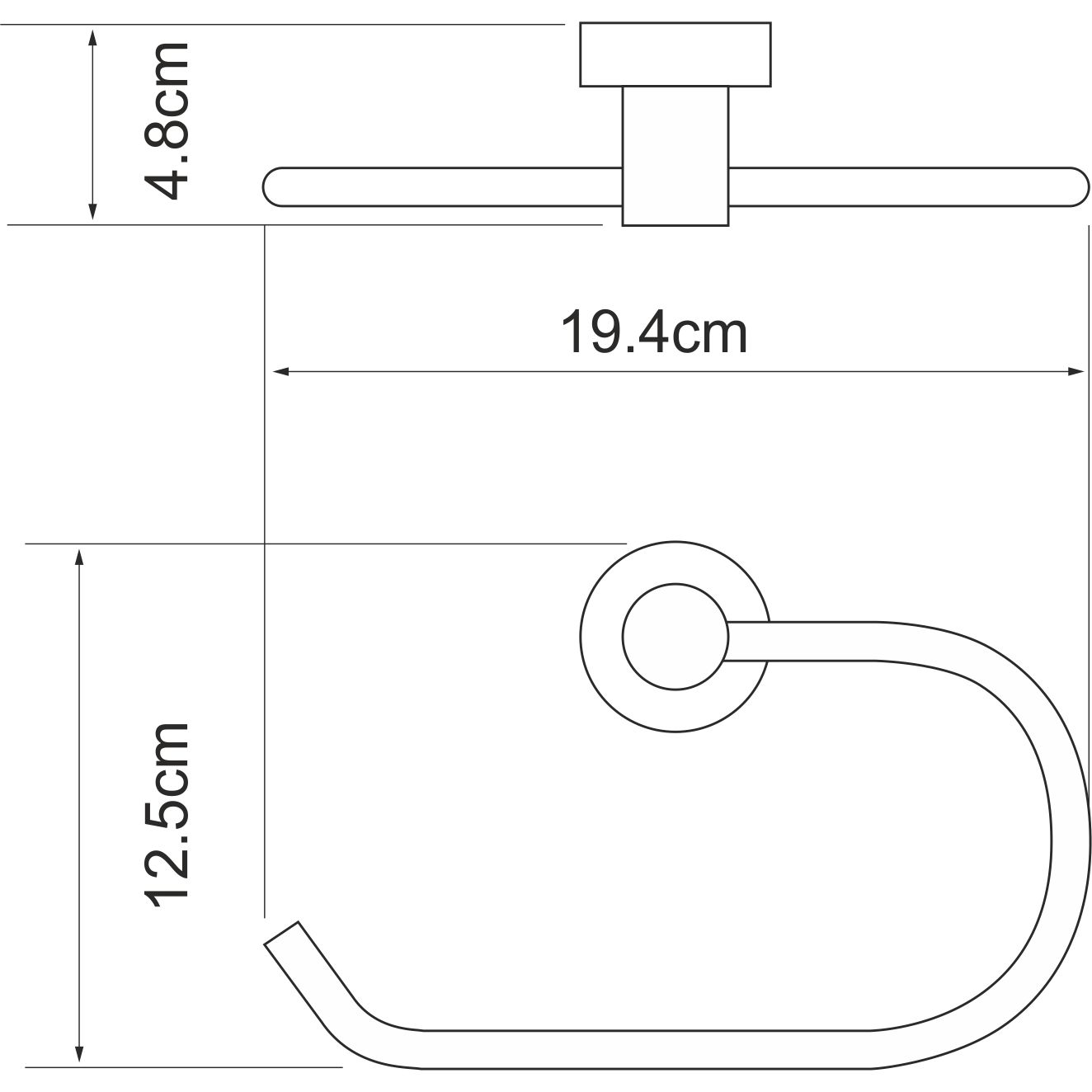 Держатель полотенец WasserKRAFT Donau, K-9460