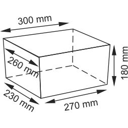 Плетеная корзина WasserKRAFT Berkel, WB-480-S