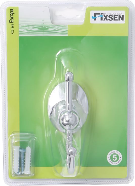 Крючок одинарный Fixsen Europa, FX-21805A