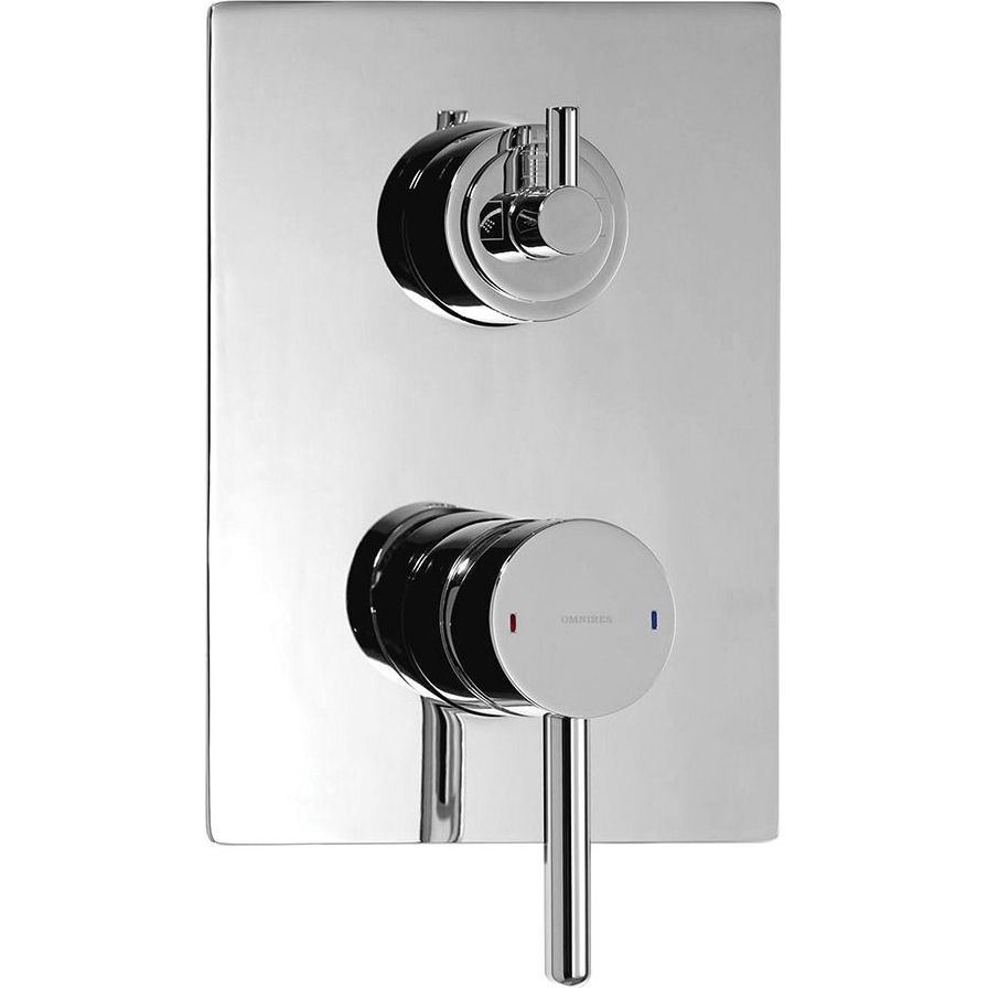 Смеситель скрытого монтажа на 3 выхода Omnires Y, Y1237/KCR