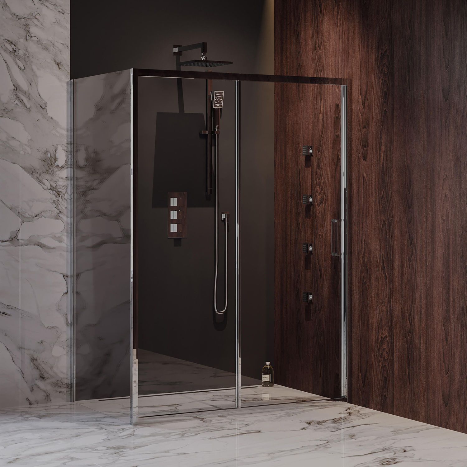 Душевой уголок прямоугольный Omnires Chelsea