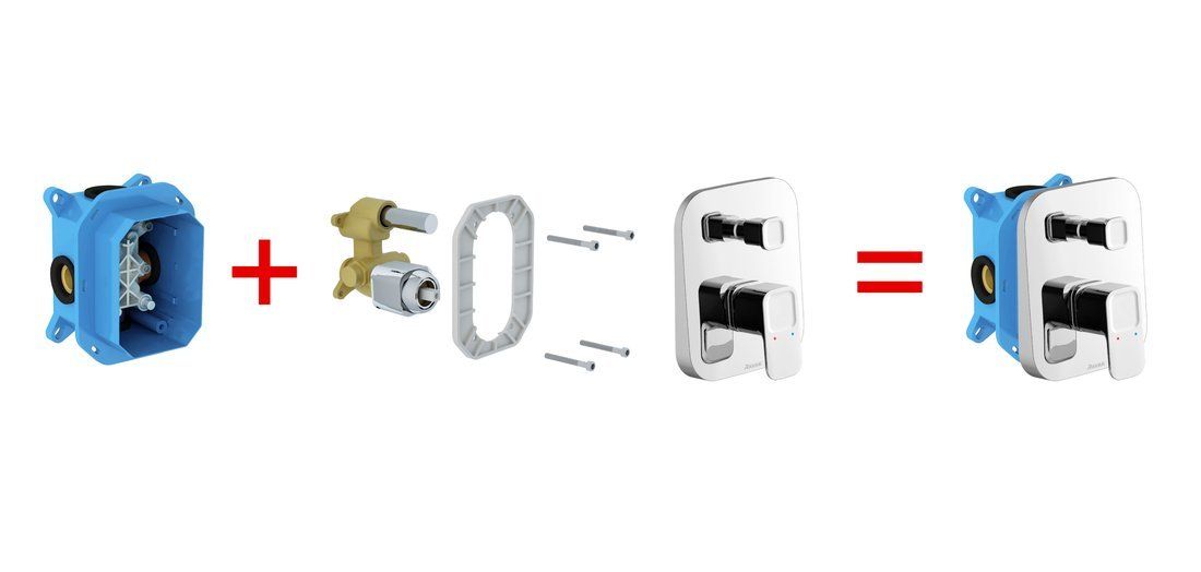 Механизм скрытого монтажа Ravak R-Box 070.50, X070052