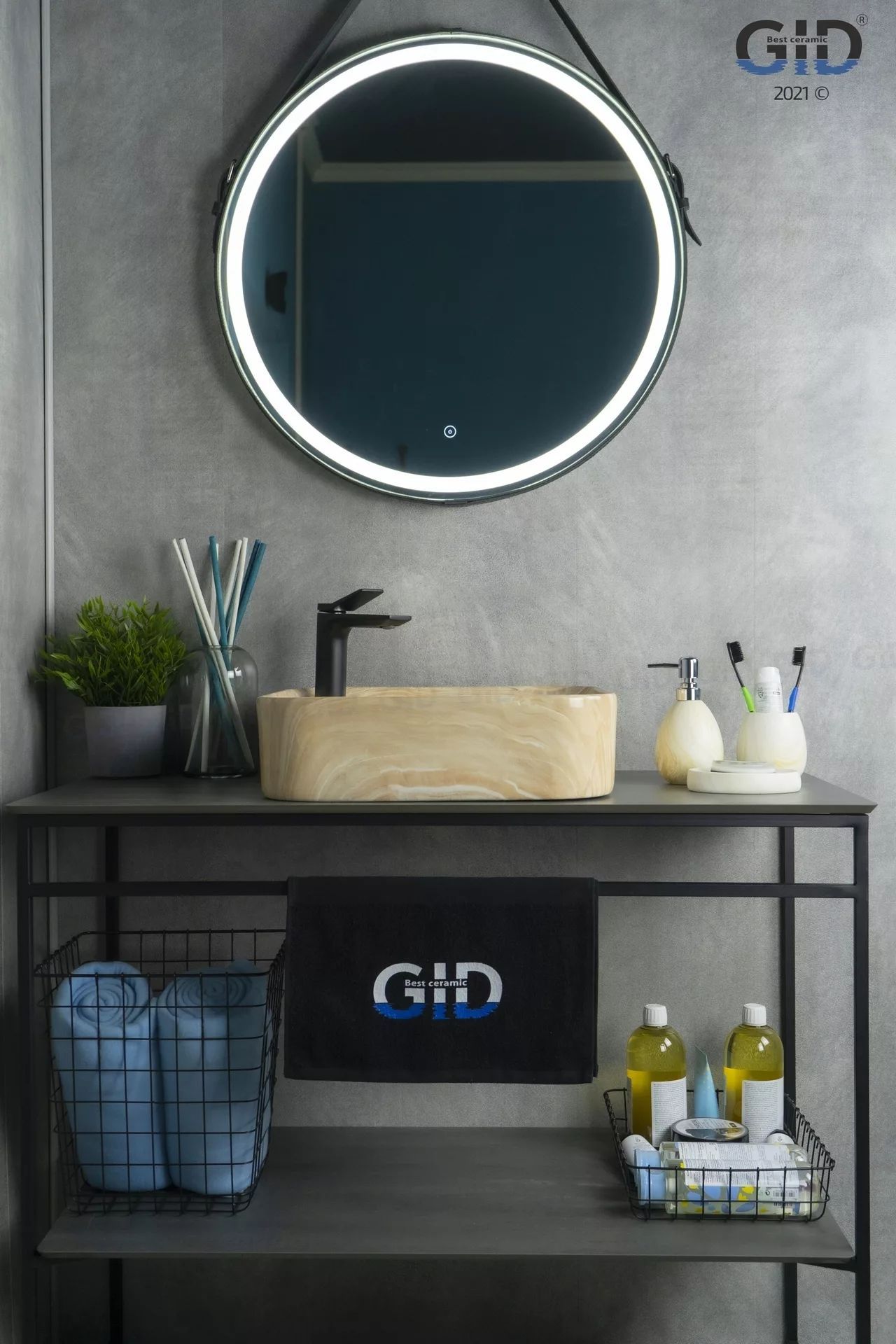 Умывальник Gid MNC591 43x43, 54455