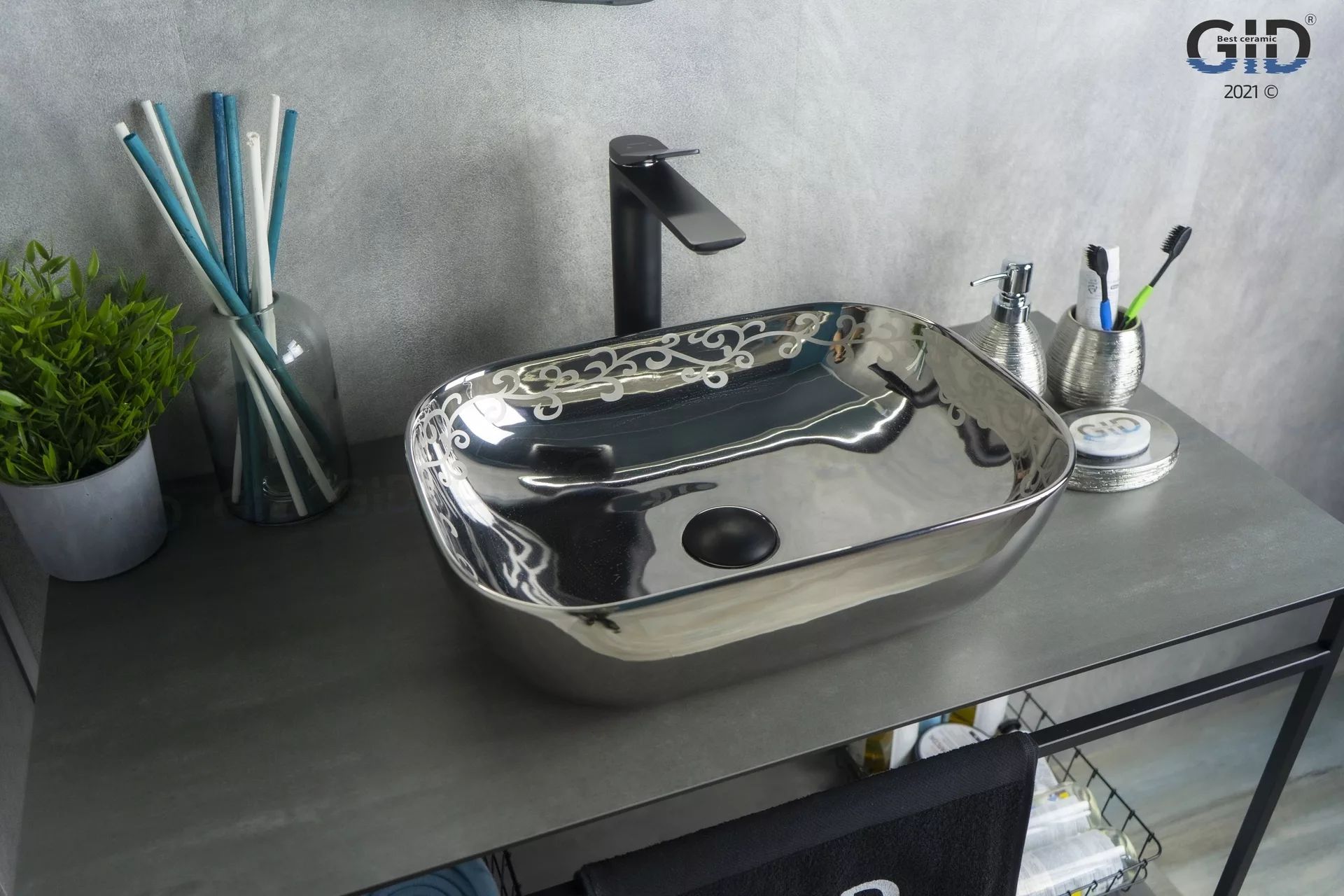 Умывальник Gid NC425 46x32.5, 52217