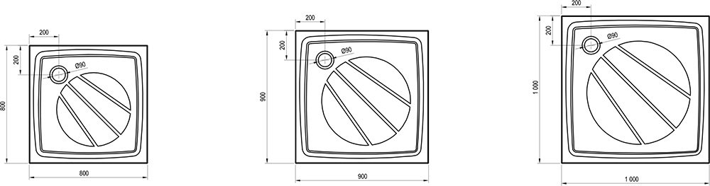 Поддон Ravak Perseus Pro
