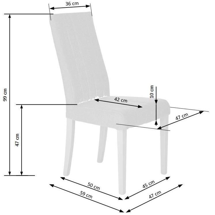 Стул кухонный Halmar Diego серый/белый, V-PL-N-DIEGO-BIALY-INARI91