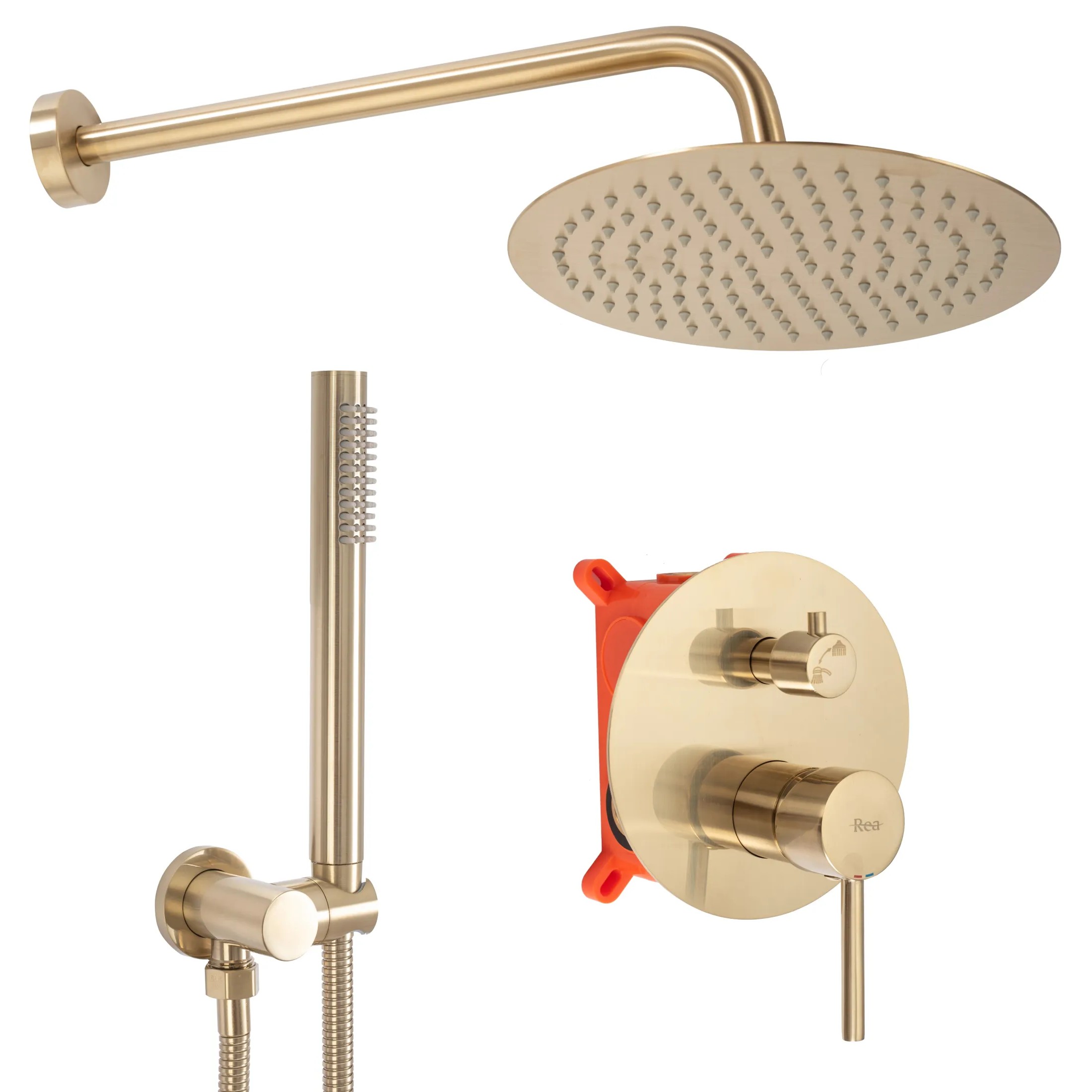 Душевая система Rea Lungo Matt Gold, REA-P4160