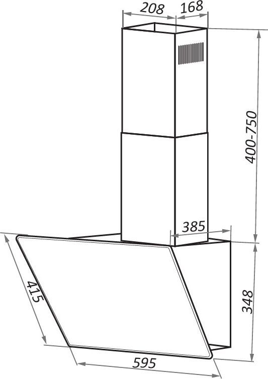 Кухонная вытяжка Maunfeld Eagle 60 белый