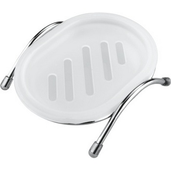 Мыльница настольная белая Ledeme L332-2