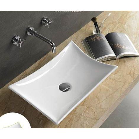 Раковина для ванной Ceramalux 57.5x38, 7701B