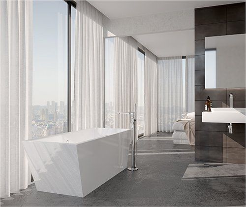 Напольный смеситель для ванны WassserKRAFT Dinkel, 5821