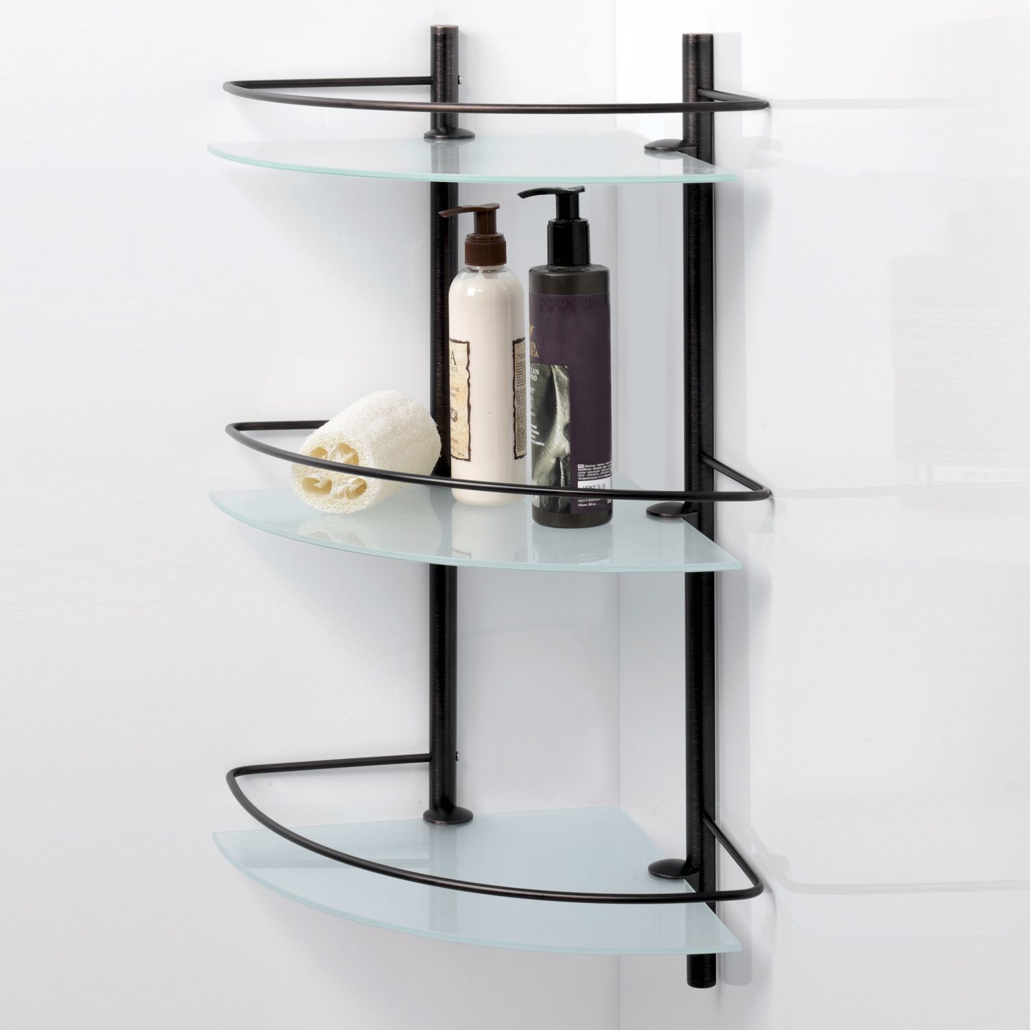 Полка стеклянная тройная WasserKRAFT Isar, K-3633